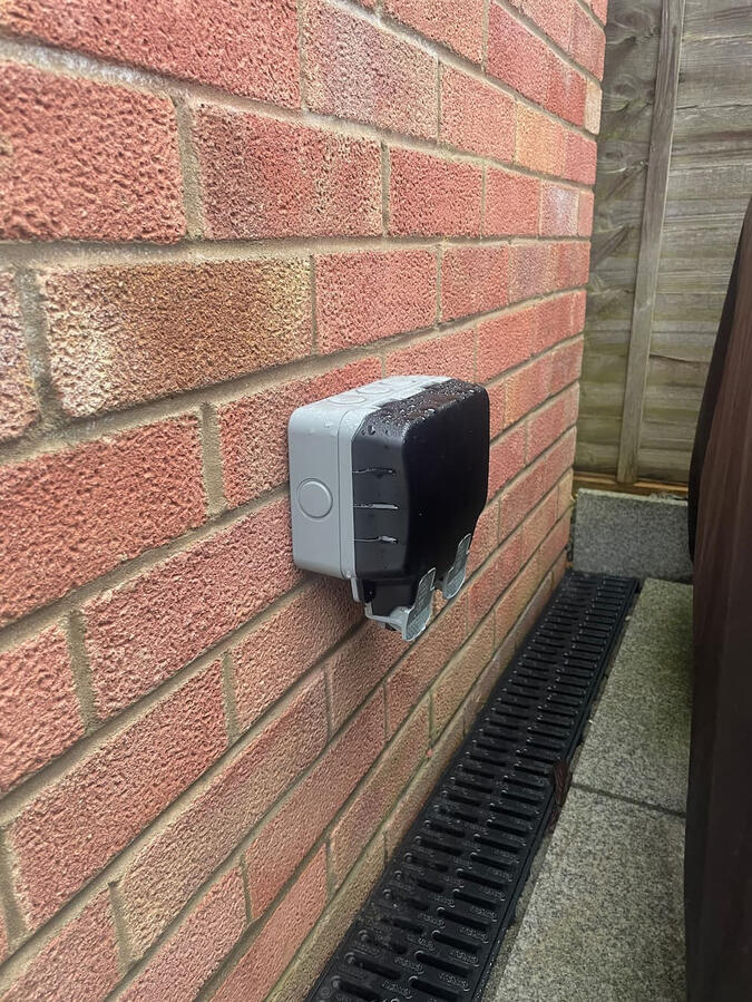Outside Socket Install in Northampton Outside Socket Install in Northampton